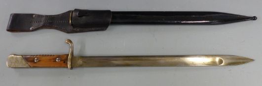 German 1914 pattern Gottscho bayonet marked G within the device and KS, with grooved one piece