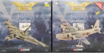 Two Corgi The Aviation Archive Military limited edition 1:144 scale diecast model aeroplanes