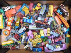 A collection of mainly Matchbox diecast model vehicles including 1-75 series, Models of Yesteryear