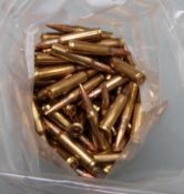 One-hundred-and-twenty 7.62mm rifle cartridges. PLEASE NOTE THAT A VALID RELEVANT FIREARMS/SHOTGUN