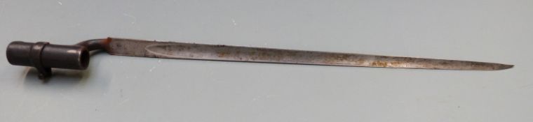 British 1853 pattern socket bayonet with 44cm blade