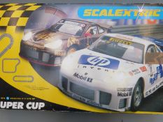 Scalextric GT Super Cup model motor racing set C1064, in original box.