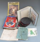 Military and other ephemera and collectables to include WWI trench map, GWR 1939 special