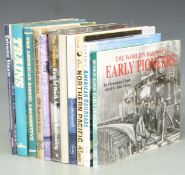 Eleven American railway interest books to include Union Pacific, Northern Pacific, American Diesel