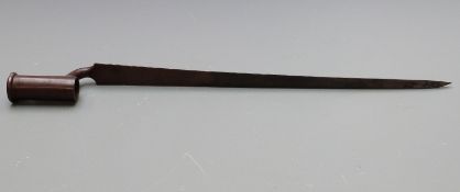 British Brown Bess socket bayonet with 3