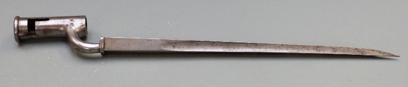 British 1840 pattern Constabulary style bayonet with 3