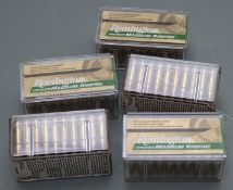 Two-hundred-and-fifty Remington Premier Magnum .17 rifle cartridges, sealed in original boxes.