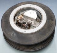 German WWII type G mine 'brain' unit with rubber mounting rings and gimballed control unit, one