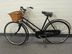 The Hercules Bicycle Company ladies bicycle with wicker basket