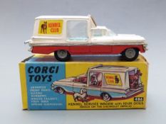 Corgi Toys diecast model 'Kennel Club' Kennel Service Wagon white and orange Chevrolet Impala,