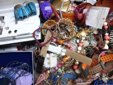 A collection of costume jewellery