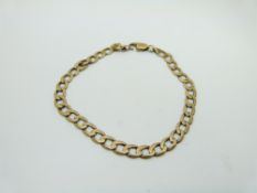 A 9ct gold bracelet, 8.7g