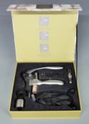 A boxed Sommelier corkscrew set.