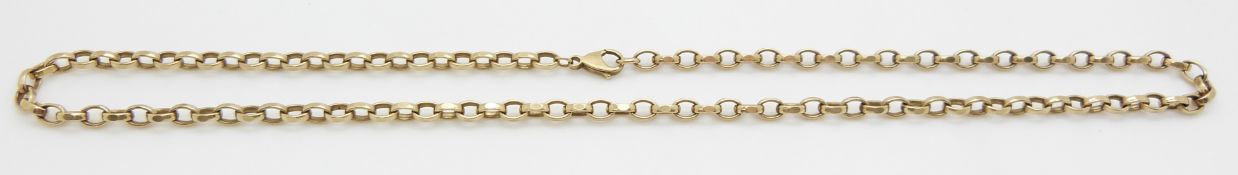 A 9ct gold necklace, 15.8g