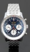 Breitling Navitimer gentleman's automatic chronograph wristwatch ref. A23322 with date aperture,
