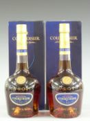 Two bottles of Courvoisier V.S.O.P Fine Champagne Cognac, 700ml, 40% vol, in original presentation