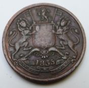 A collection of UK coinage, George III onwards including an 1835 East India Company half anna and