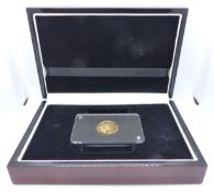 Elizabeth II 2015 gold full sovereign in fitted wooden case