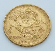 Victoria 1900 gold full sovereign