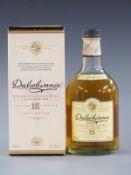 Dalwhinnie 15 year old Single Highland Malt Scotch Whisky, 700ml, 43% vol, in original tube.