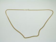 A 9ct gold necklace, 6.8g