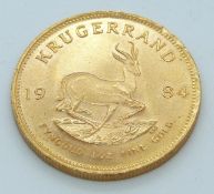 1984 1oz gold Krugerrand