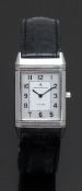 Jaeger-LeCoultre Reverso Classic gentleman's wristwatch ref 250.8.86 with blued hands and Arabic