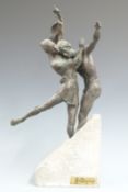 After Joseph Bofill, study of ballet dancers on stone plinth with 
