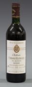 Case of twelve bottles of Chateau Terre Rouge Cru Bourgeois Medoc 1988 red wine, 750ml, 12.5% vol,