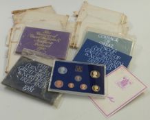 Thirteen Royal Mint Coinage of Great Britain and Northern Ireland coin sets, 1970-1982 inclusive,