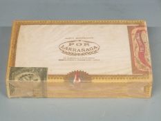 Twenty five Por Larranaga Petit Coronas cigars, sealed in original box.