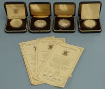 Royal Mint Conservation Coin Collection silver proof coins comprising Indonesian 5000 and 2000 Rp