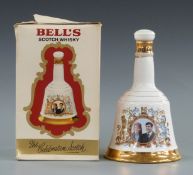 Bell's Scotch Whisky commemorative ceramic bell for Royal Wedding, 750ml, 43% vol, in original
