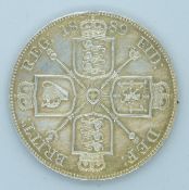 Victoria 1889 jubilee head double florin