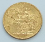 Edward VII 1909 gold full sovereign