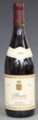 Six bottles of Montreynaud Fleurie Beaujolais Burgundy 2001 red wine, 750ml, 12.5% vol, in
