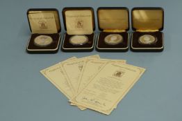 Royal Mint Conservation Coin Collection silver proof coins comprising Malaysian 25 and 15 ringgit