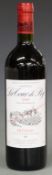 Nine bottles of Chateau La Tour De By Bordeaux 2000 red wine, 750ml, 13% vol, in original box.