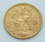 Edward VII 1903 gold full sovereign