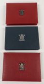 Three Royal Mint cased UK Proof Coin Collection sets for 1992, 1993 and 1994 with certificates