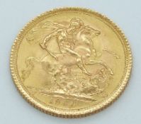 Elizabeth II 1966 gold full sovereign