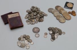 A collection of approximately 300 silver threepenny pieces, to include 68 Victorian and 13 Edwardian