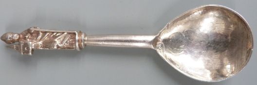 Berthold Muller hallmarked silver apostle spoon, import marks for London 1903, length 15.5cm, weight