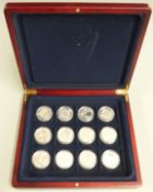 Twelve Memories of Wartime Britain silver commemorative crowns produced in association with The