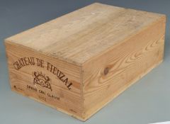 Case of twelve bottles of Chateau de Fieuzal Grand Cru Classé 1992 red wine, 750ml, 12.5% vol,
