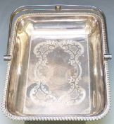 A quantity of plated ware including Mappin, pair of Sheffield plate candlesticks, cruets, cased