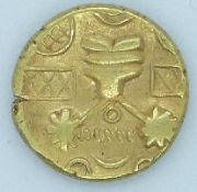 Celtic gold quarter starter, no legend, 12mm diameter, 1.3g