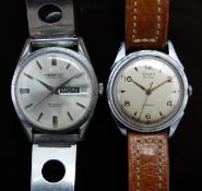Two gentleman's wristwatches comprising Regency automatic ref. 5034 with day and date aperture,