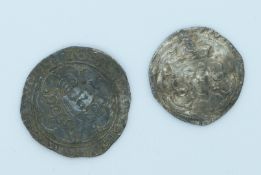 Edward IV groat, London Mint, together with a further heavily clipped York Mint example
