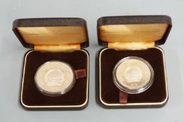 Royal Mint Conservation Coin Collection silver proof coins comprising Mongolian 50 and 25 tugrik,